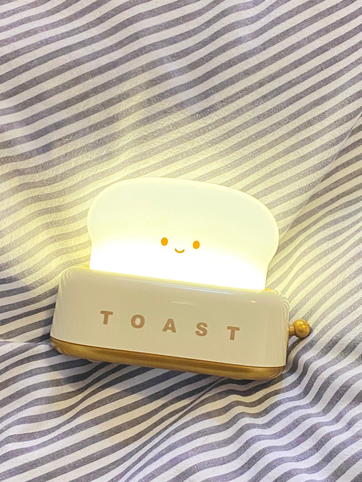 Kawaii Toast LED Table Night Light USB rechargeable