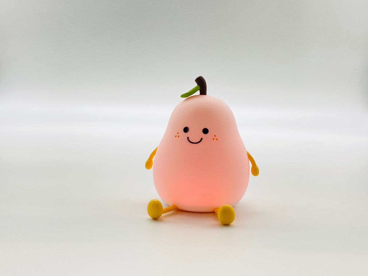 Kawaii Pear Silicone Led Table Night Light USB Rechargeable

 
