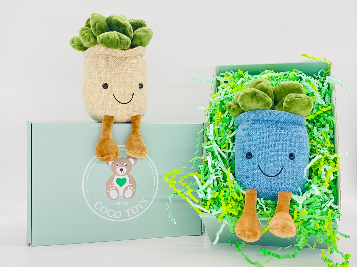 Kawaii Succulent Flower Pot Plushie