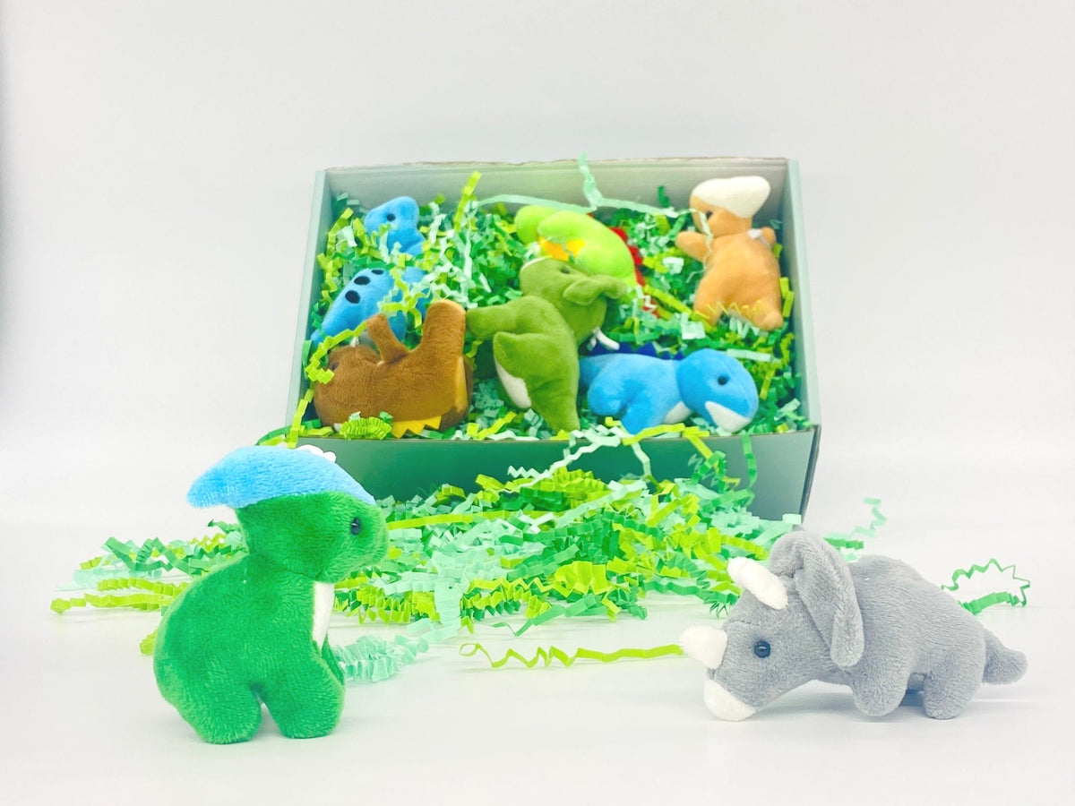 Little Coco Dinosaurs Stuffed Animals Plush Soft Toys, pack of 8 (A)